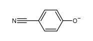 4-cyanophenolate ion结构式