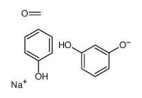 sodium,benzene-1,3-diol,formaldehyde,phenoxide Structure