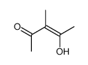 4-hydroxy-3-methylpent-3-en-2-one结构式