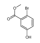 2-溴-5-羟基苯甲酸甲酯结构式