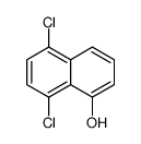 5,8-二氯萘-1-醇结构式