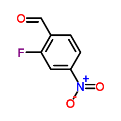 2-氟-4-硝基苯甲醛结构式