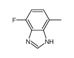 1H-Benzimidazole,4-fluoro-7-methyl-(9CI)结构式