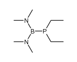 Bis-dimethylamino-diethylphosphino-boran Structure