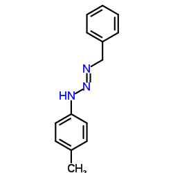 1-苄基-3-对甲苯基三氮烯结构式