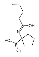 1-戊酰胺环戊烷羧酰胺结构式