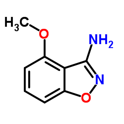 4-甲氧基-1,2-苯并异恶唑-3-胺结构式