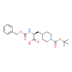 (s)-2-(cbz-amino)-3-(1-boc-piperidin-4-yl)propanoic acid Structure