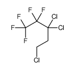 3,3,5-trichloro-1,1,1,2,2-pentafluoropentane结构式