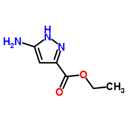 3-氨基吡唑-5-羧酸乙酯结构式