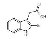 2-溴吲哚-3-乙酸结构式