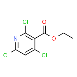 2,4,6-三氯烟酸乙酯结构式