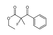 2-氟-2-甲基-3-氧代-3-苯基-丙酸 乙酯结构式