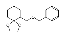 6-(phenylmethoxymethyl)-1,4-dioxaspiro[4.5]decane结构式