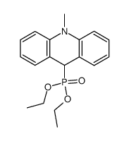 9-diethoxyphosphinyl-10-methylacridan Structure