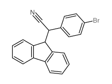 2-(4-bromophenyl)-2-(9H-fluoren-9-yl)acetonitrile Structure
