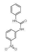 Urea,N-(3-nitrophenyl)-N'-phenyl- Structure