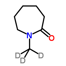 N-甲基己内酰胺-D3结构式