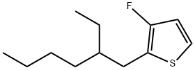 2-(2-乙基己基)-3-氟-噻吩结构式