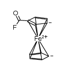 ferrocenecarbonyl fluoride Structure