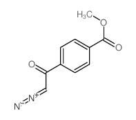 Benzoic acid,4-(2-diazoacetyl)-, methyl ester结构式