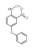 N-甲基-2-硝基-4-苯氧基-苯胺结构式