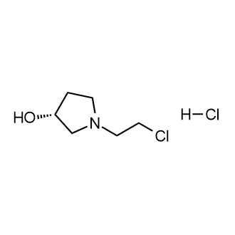 (R)-1-(2-氯乙基)吡咯烷-3-醇盐酸盐结构式