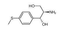 [R(R*,R*)]-2-amino-1-[p-(methylthio)phenyl]propane-1,3-diol Structure