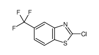 2-氯-5-(三氟甲基)苯并[d]噻唑结构式