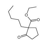ethyl 2-oxo-1-pentylcyclopentane-1-carboxylate Structure