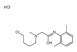 4-chlorobutyl-[2-(2,6-dimethylanilino)-2-oxoethyl]-methylazanium,chloride Structure