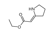 2-(2-pyrrolidinylidene)-Acetic acid ethyl ester结构式