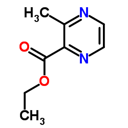 3-甲基吡嗪-2-羧酸乙酯结构式