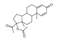 17-乙酰氧基孕-1,4-二烯-3,20-二酮结构式
