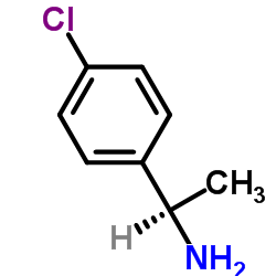 (R)-(+)-1-(4-氯苯基)乙胺结构式