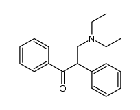 3-diethylamino-1,2-diphenyl-propan-1-one Structure