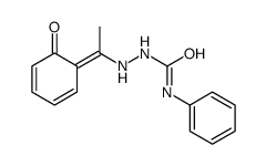 1-[1-(6-oxocyclohexa-2,4-dien-1-ylidene)ethylamino]-3-phenylurea结构式