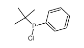 Chloro(tert-butyl)phenylphosphine structure