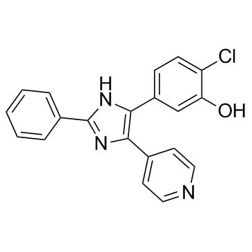 4-(4-氯-3-羟基苯基)-2-苯基-5-(吡啶-4-基)-1H-咪唑图片