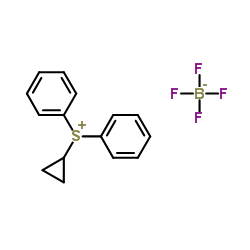 环丙基二苯基锍四氟硼酸盐结构式