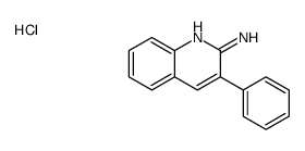 2-Amino-3-phenylquinoline hydrochloride Structure