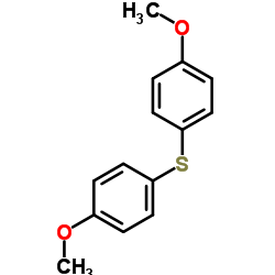 Bis(4-methoxyphenyl) sulfide Structure