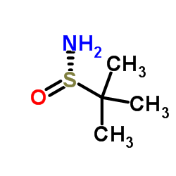 (|S|)-叔丁基亚磺酰胺结构式