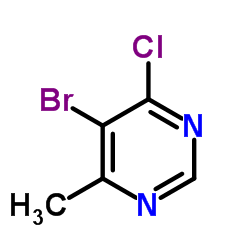 5-Bromo-4-chloro-6-methylpyrimidine Structure