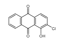 2-chloro-1-hydroxy-anthraquinone结构式