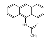 Acetamide, N-9-anthracenyl- structure