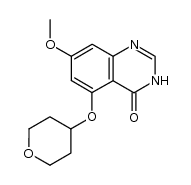7-methoxy-5-(tetrahydro-2H-pyran-4-yloxy)quinazolin-4(3H)-one Structure