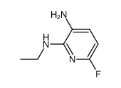 2,3-Pyridinediamine,N2-ethyl-6-fluoro-(9CI) structure