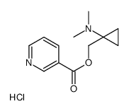 [1-(dimethylamino)cyclopropyl]methyl pyridine-3-carboxylate,hydrochloride Structure