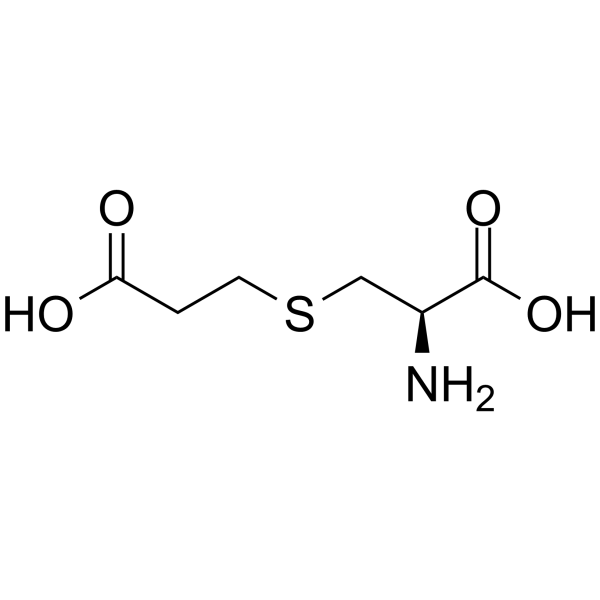 S-(2-羧乙基)-L-半胱氨酸结构式